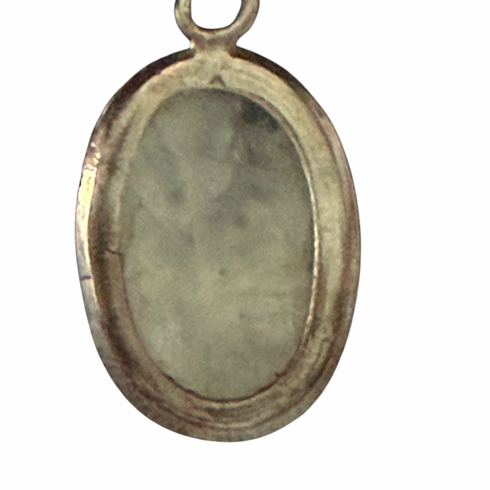 Y2K never worn Sterling Silver Moonstone? Oval Pendant stunning - Picture 2 of 6
